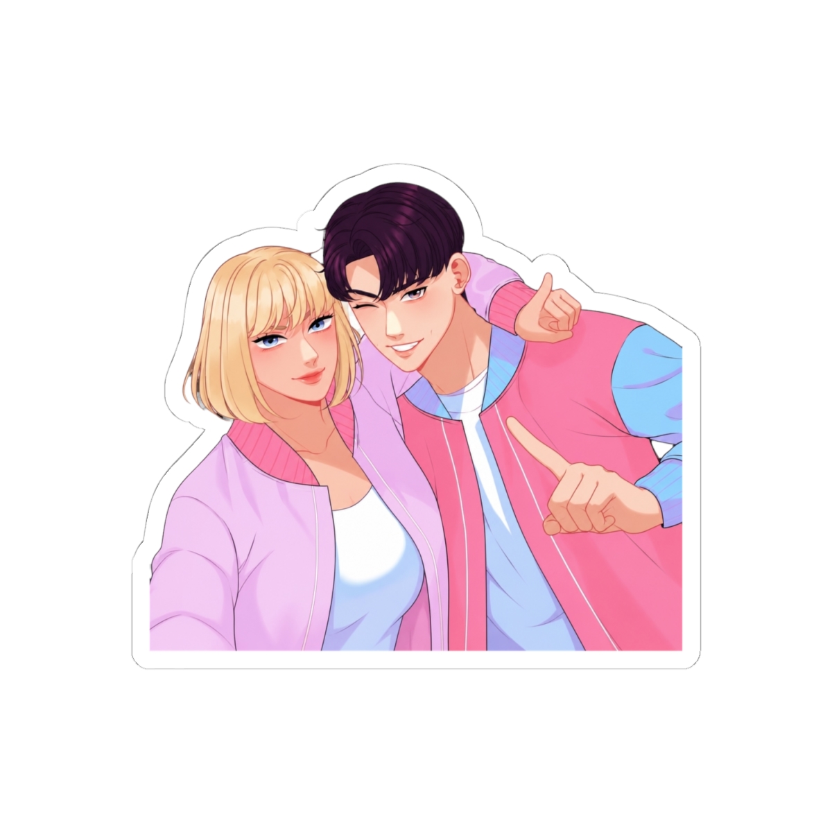 Kylie and Tristan Pastels | Match Made in Hell WEBTOON | Operation: True Love - alternate angle 1, merchandise